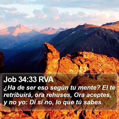 Job 34:33 RVA Bible Verse Image