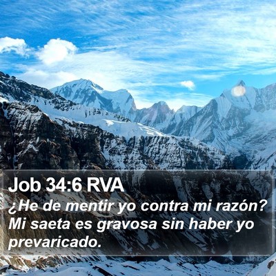 Job 34:6 RVA Bible Verse Image