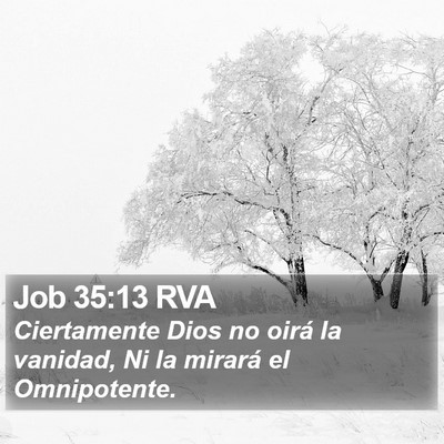 Job 35:13 RVA Bible Verse Image