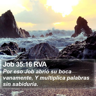 Job 35:16 RVA Bible Verse Image