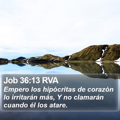 Job 36:13 RVA Bible Verse Image