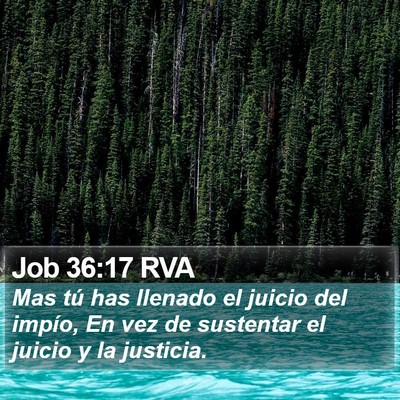 Job 36:17 RVA Bible Verse Image