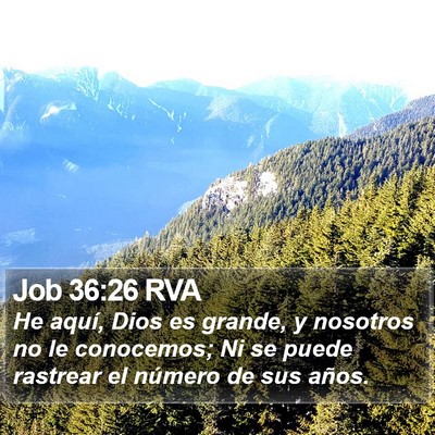 Job 36:26 RVA Bible Verse Image