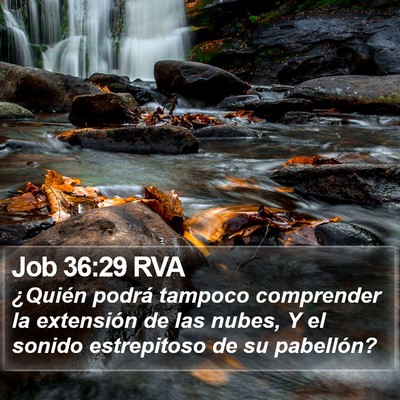Job 36:29 RVA Bible Verse Image