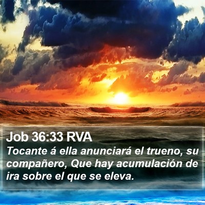 Job 36:33 RVA Bible Verse Image