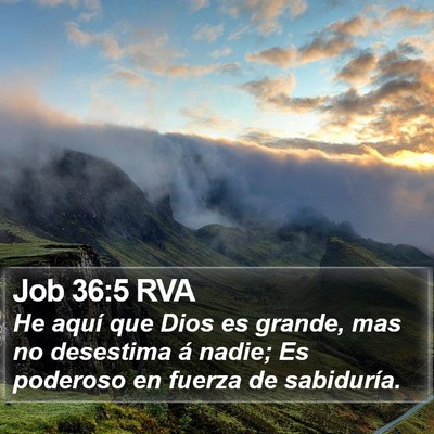 Job 36:5 RVA Bible Verse Image
