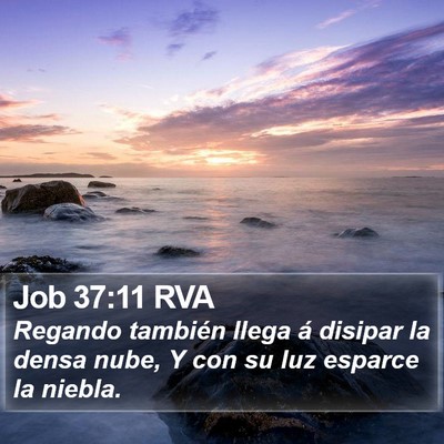 Job 37:11 RVA Bible Verse Image