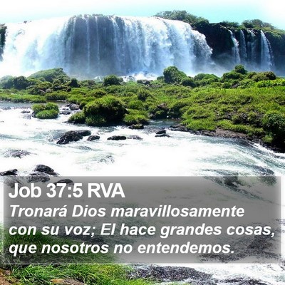 Job 37:5 RVA Bible Verse Image