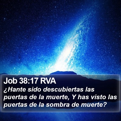 Job 38:17 RVA Bible Verse Image