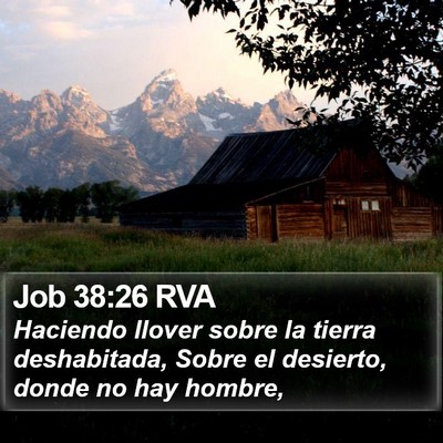 Job 38:26 RVA Bible Verse Image