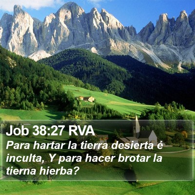 Job 38:27 RVA Bible Verse Image