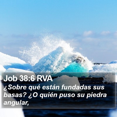 Job 38:6 RVA Bible Verse Image