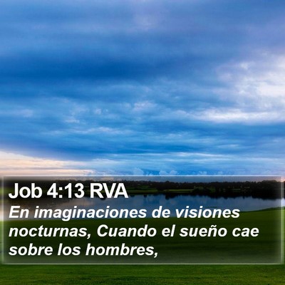 Job 4:13 RVA Bible Verse Image