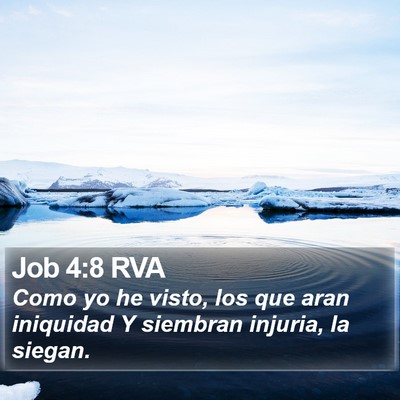 Job 4:8 RVA Bible Verse Image