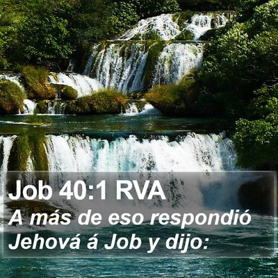 Job 40:1 RVA Bible Verse Image