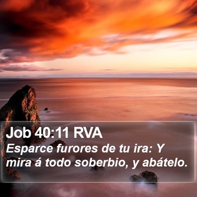 Job 40:11 RVA Bible Verse Image