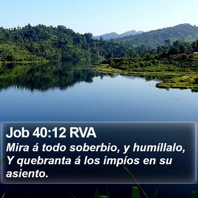 Job 40:12 RVA Bible Verse Image