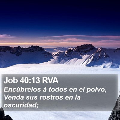 Job 40:13 RVA Bible Verse Image