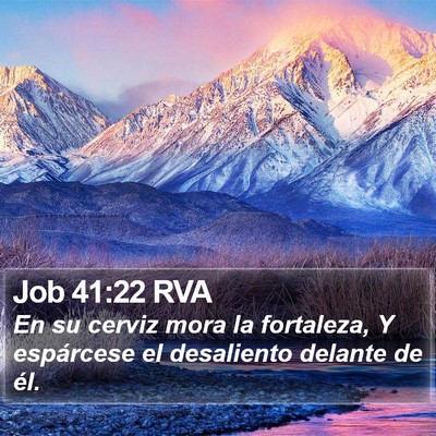 Job 41:22 RVA Bible Verse Image