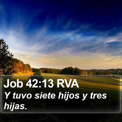 Job 42:13 RVA Bible Verse Image