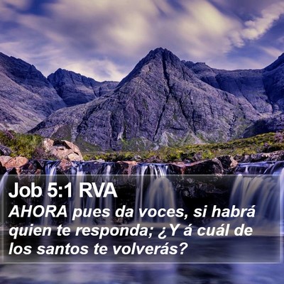 Job 5:1 RVA Bible Verse Image
