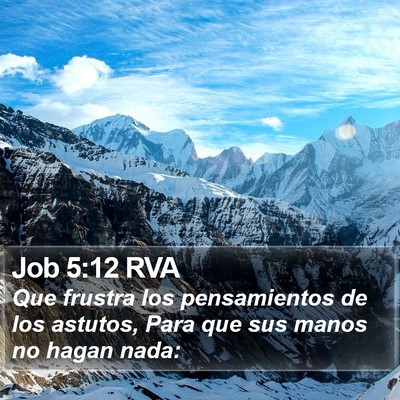 Job 5:12 RVA Bible Verse Image