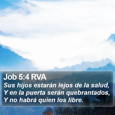 Job 5:4 RVA Bible Verse Image