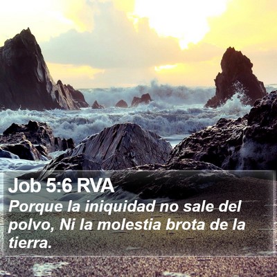 Job 5:6 RVA Bible Verse Image