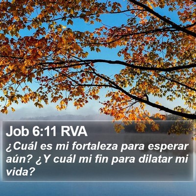 Job 6:11 RVA Bible Verse Image