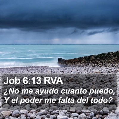 Job 6:13 RVA Bible Verse Image