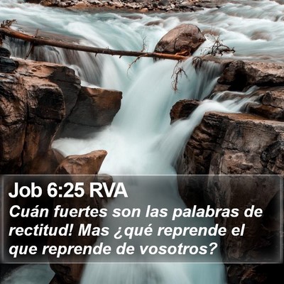 Job 6:25 RVA Bible Verse Image