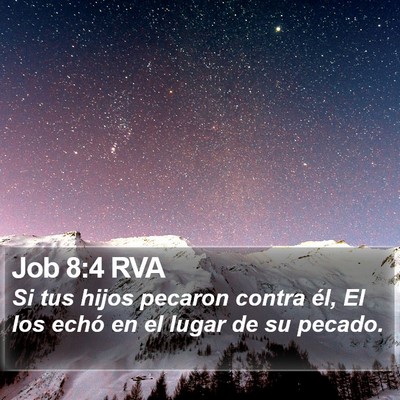 Job 8:4 RVA Bible Verse Image