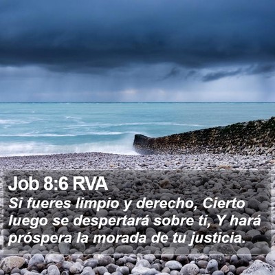 Job 8:6 RVA Bible Verse Image