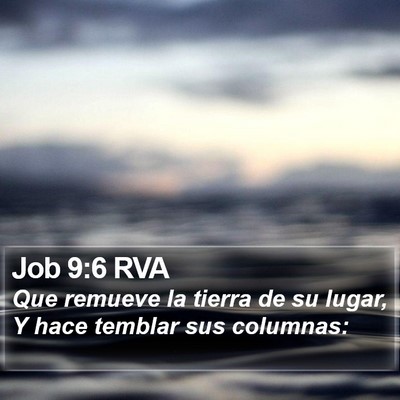 Job 9:6 RVA Bible Verse Image