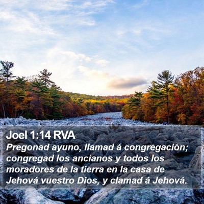 Joel 1:14 RVA Bible Verse Image