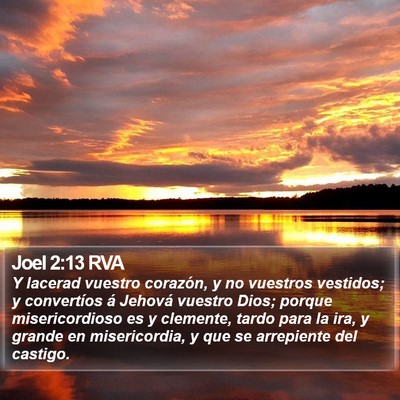 Joel 2:13 RVA Bible Verse Image