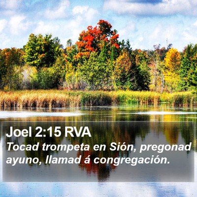 Joel 2:15 RVA Bible Verse Image