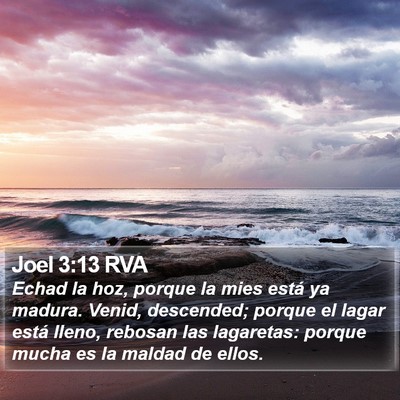 Joel 3:13 RVA Bible Verse Image
