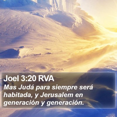 Joel 3:20 RVA Bible Verse Image