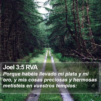 Joel 3:5 RVA Bible Verse Image