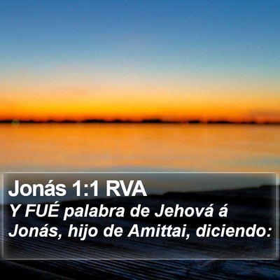 Jonás 1:1 RVA Bible Verse Image