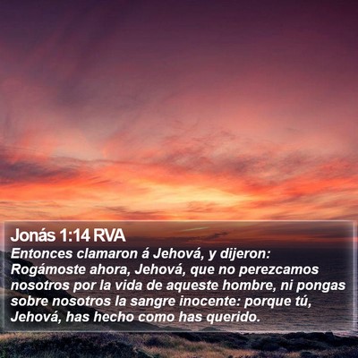 Jonás 1:14 RVA Bible Verse Image