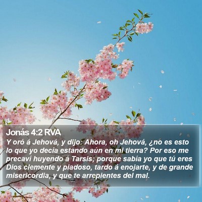 Jonás 4:2 RVA Bible Verse Image