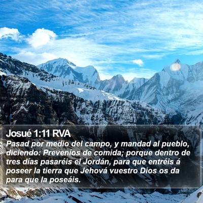 Josué 1:11 RVA Bible Verse Image