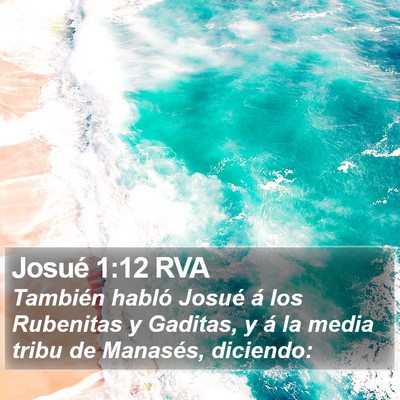 Josué 1:12 RVA Bible Verse Image