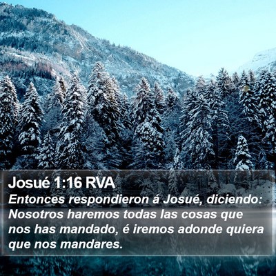 Josué 1:16 RVA Bible Verse Image