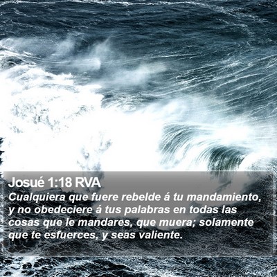 Josué 1:18 RVA Bible Verse Image