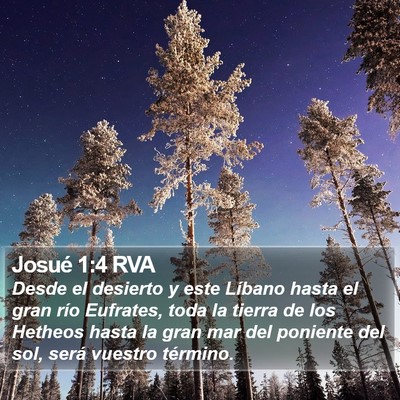 Josué 1:4 RVA Bible Verse Image
