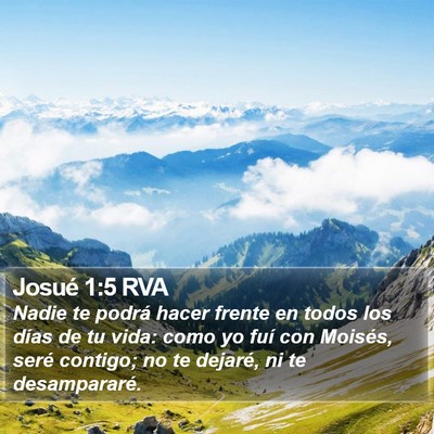 Josué 1:5 RVA Bible Verse Image