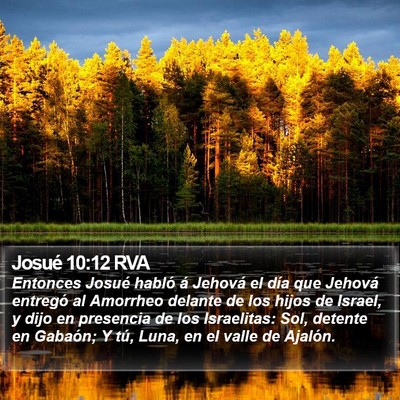 Josué 10:12 RVA Bible Verse Image